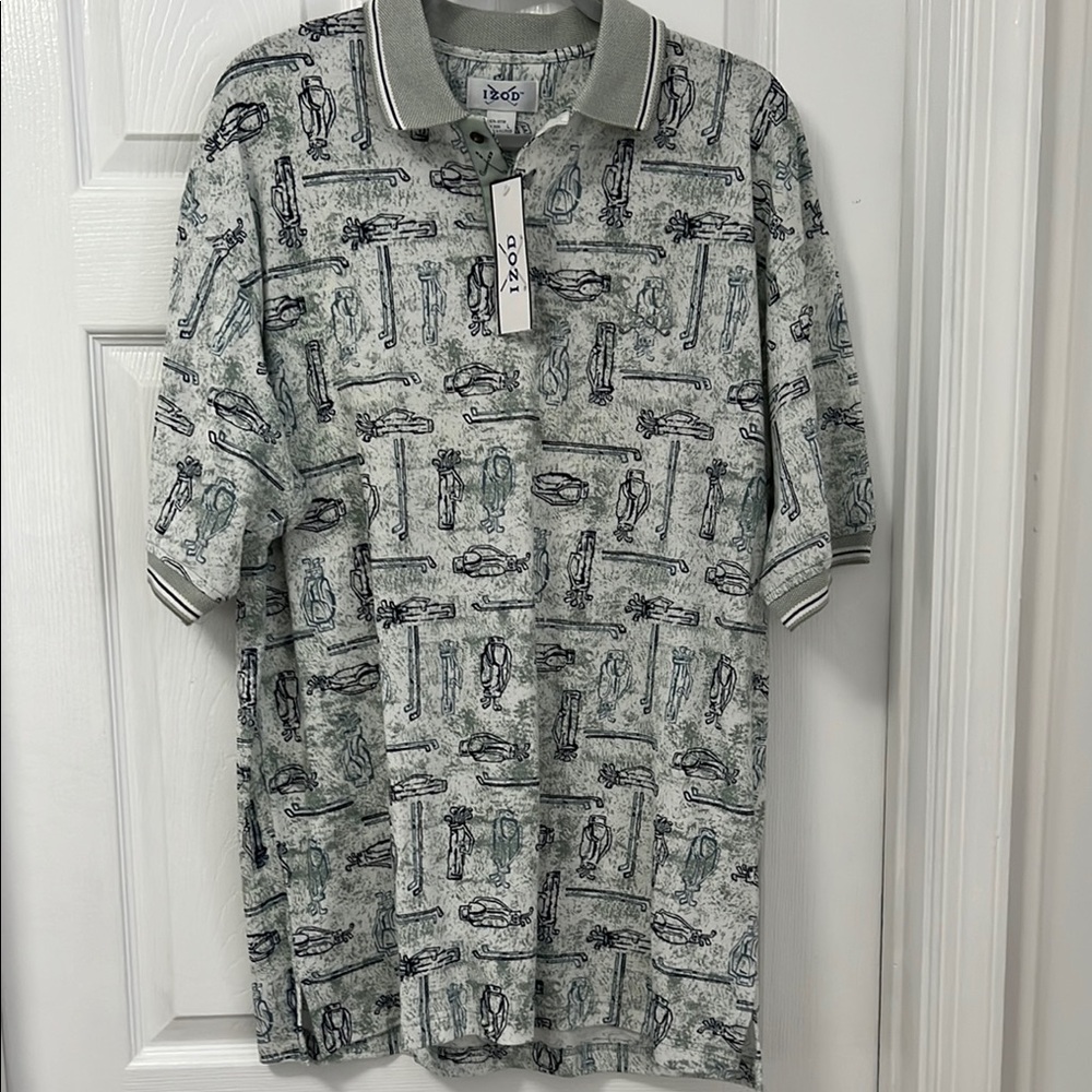 Izod Naples Men's Golf Shirt - NWT - Size L - Picture 1 of 8